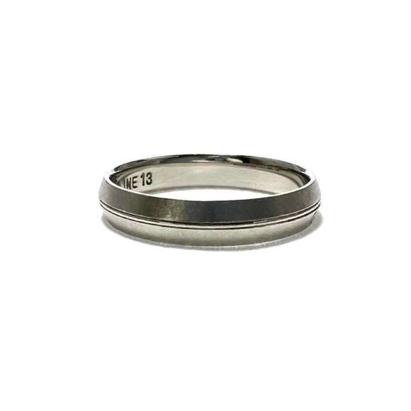 CELINE Platinum Ring US Size 6.25 #53 - Picture 4 of 10